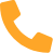 Telephone icon orange